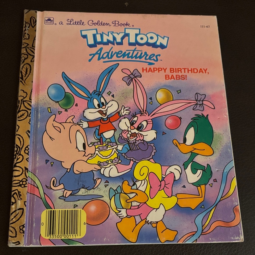 Tiny Toon Adventures Kids Book with Pink Cover